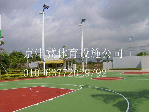 丙烯酸篮球场施工，室内丙烯酸篮球场建设，丙烯酸篮球场材料